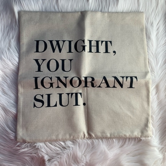 Other - Throw pillowcase ft. “The Office” quote